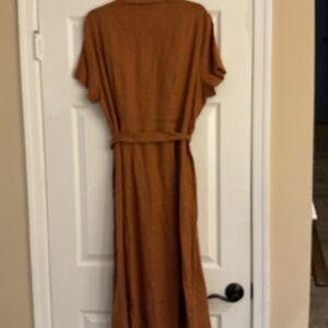 Quince Terracotta Maxi Dress